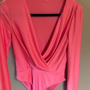 Pink Long Sleeve Bodysuit